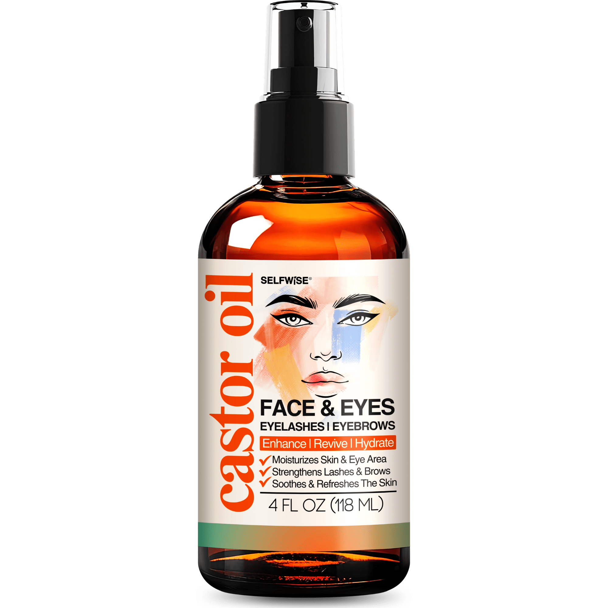Organic Castor Oil Face Moisturizer - Facial Oil - Selfwise