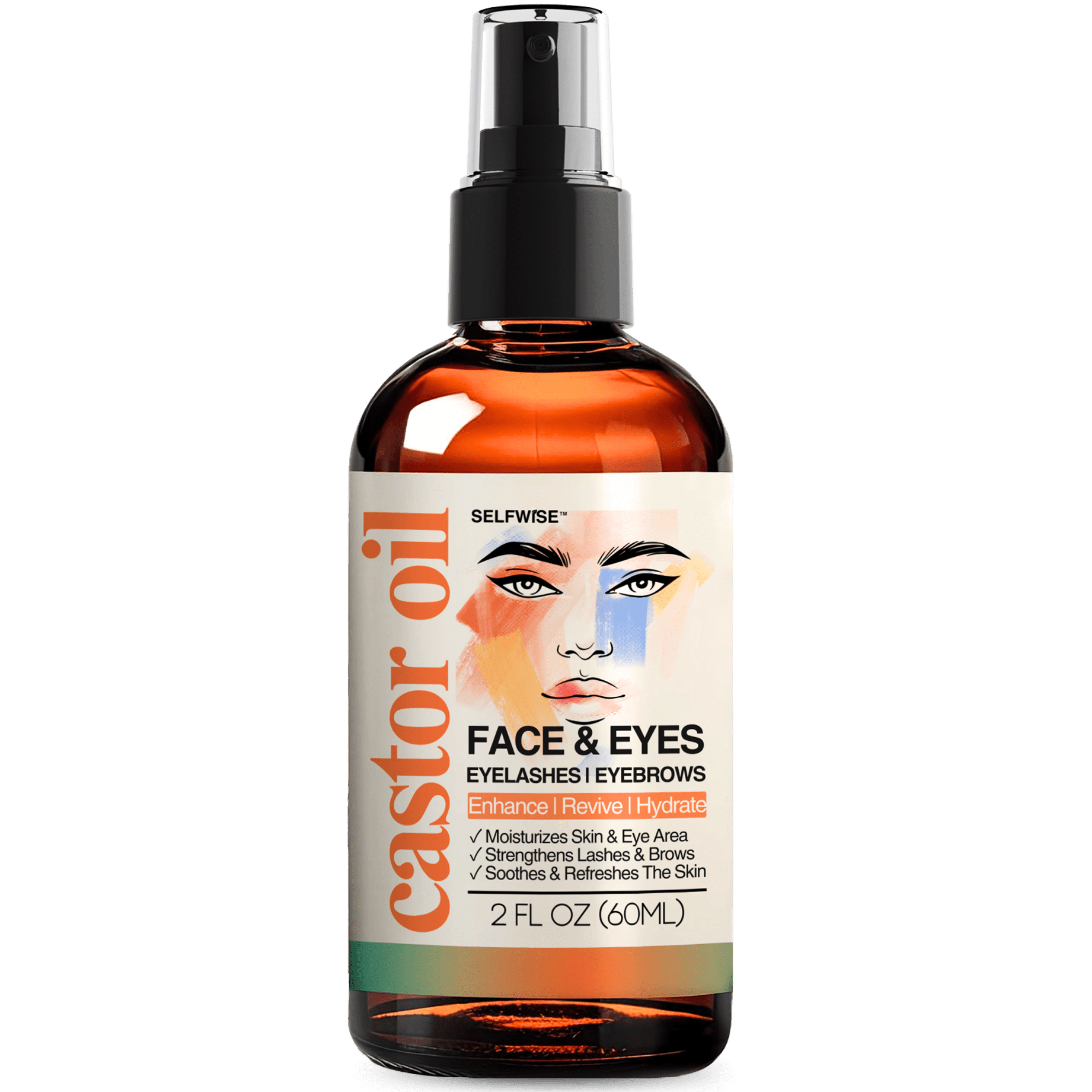 Organic Castor Oil Face Moisturizer - Facial Oil - Selfwise