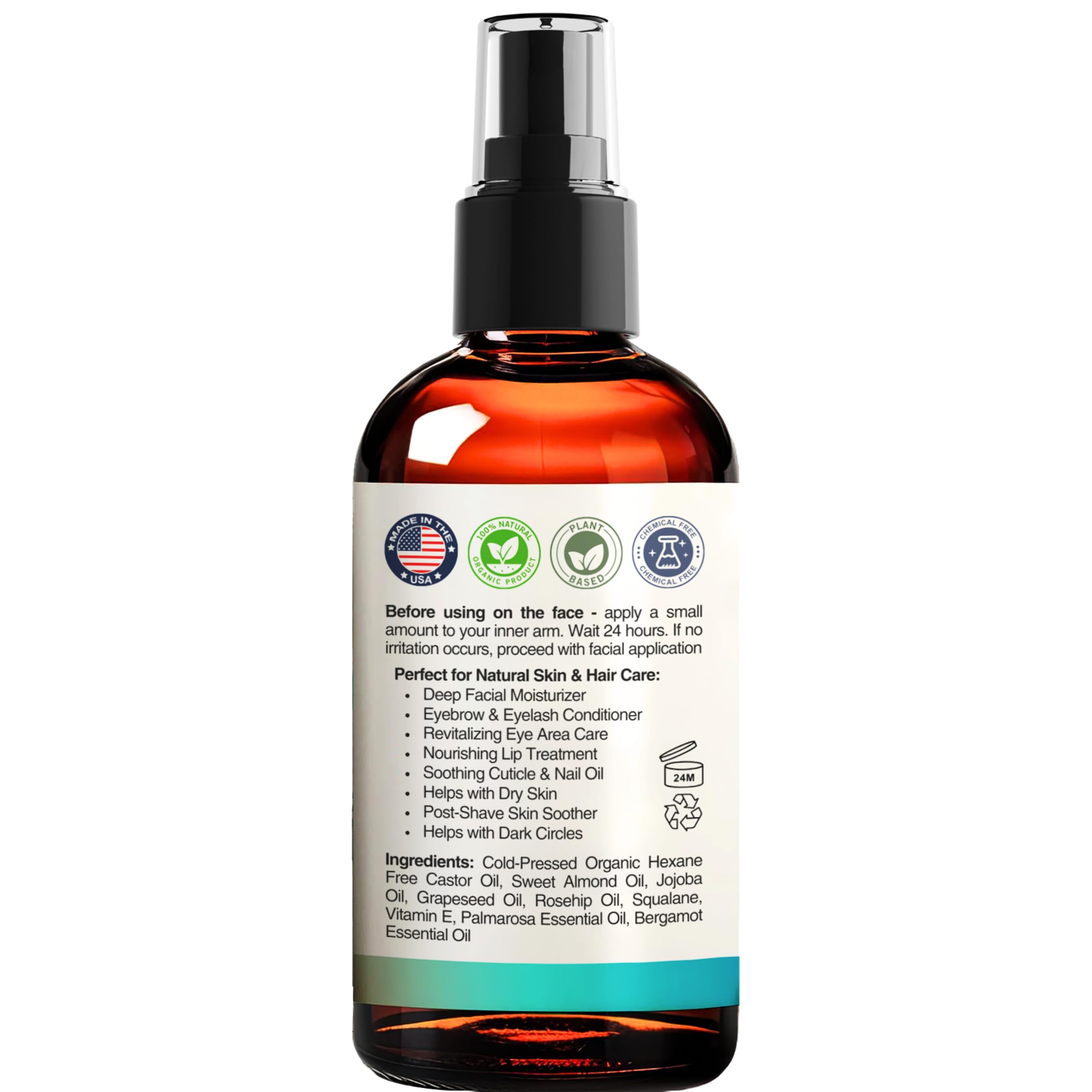 Organic Castor Oil Face Moisturizer - Facial Oil - Selfwise
