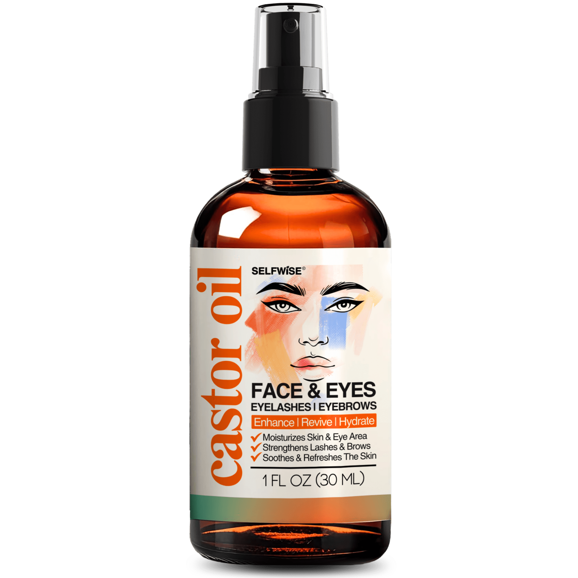 Organic Castor Oil Face Moisturizer - Facial Oil - Selfwise