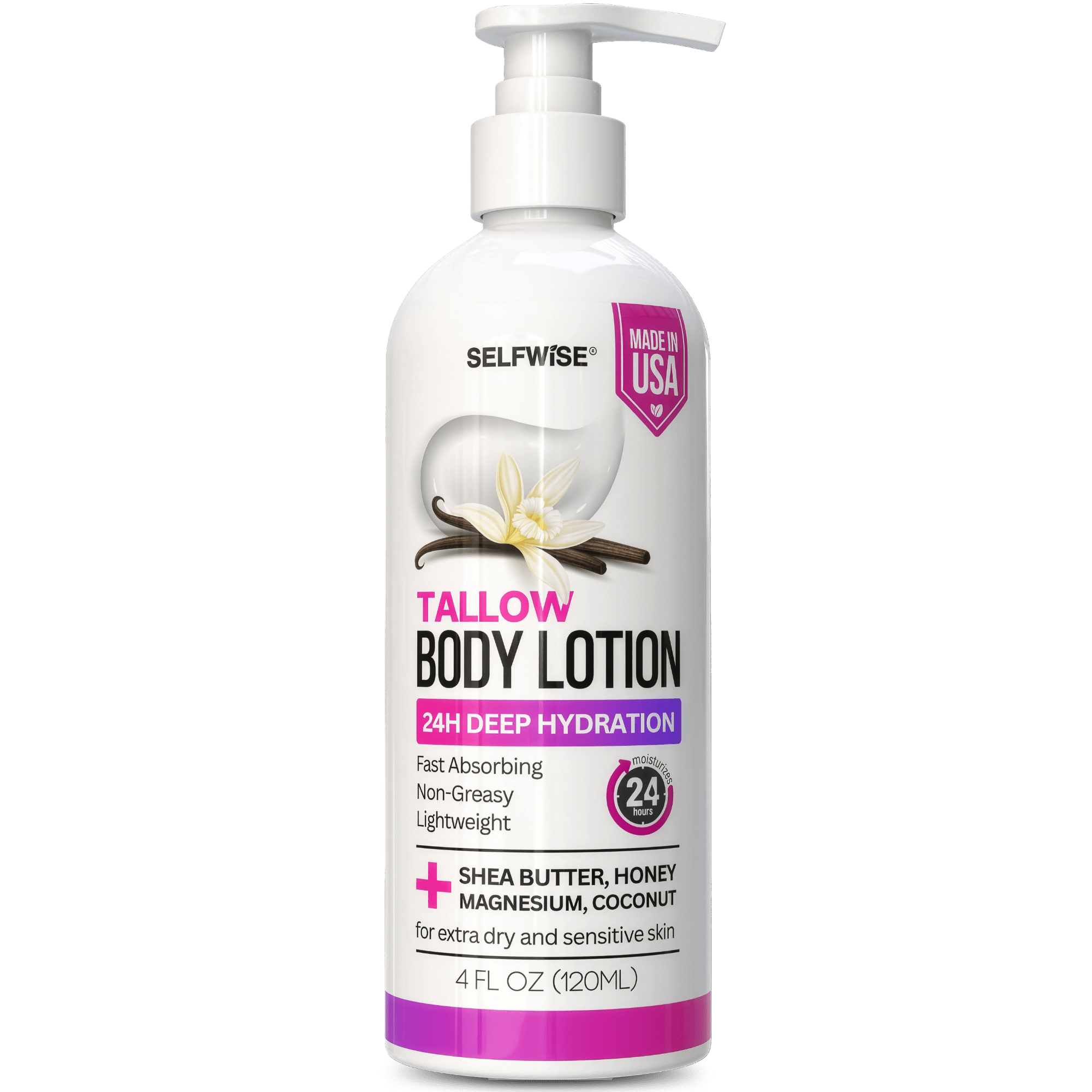 Beef Tallow Body Lotion with Magnesium - Body Lotion - Selfwise