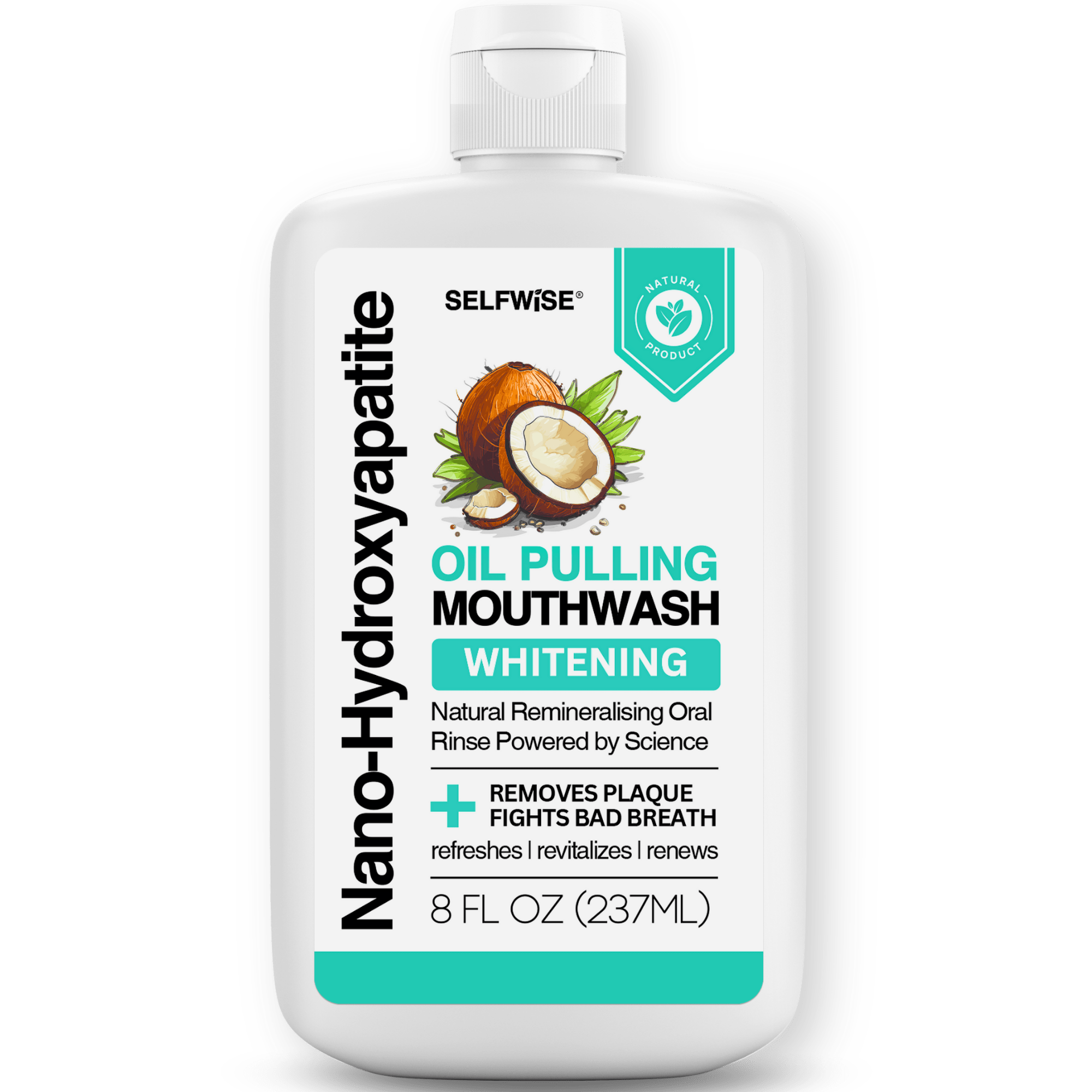 Nano Hydroxyapatite Oil Pulling Mouthwash - Mouthwash - Selfwise