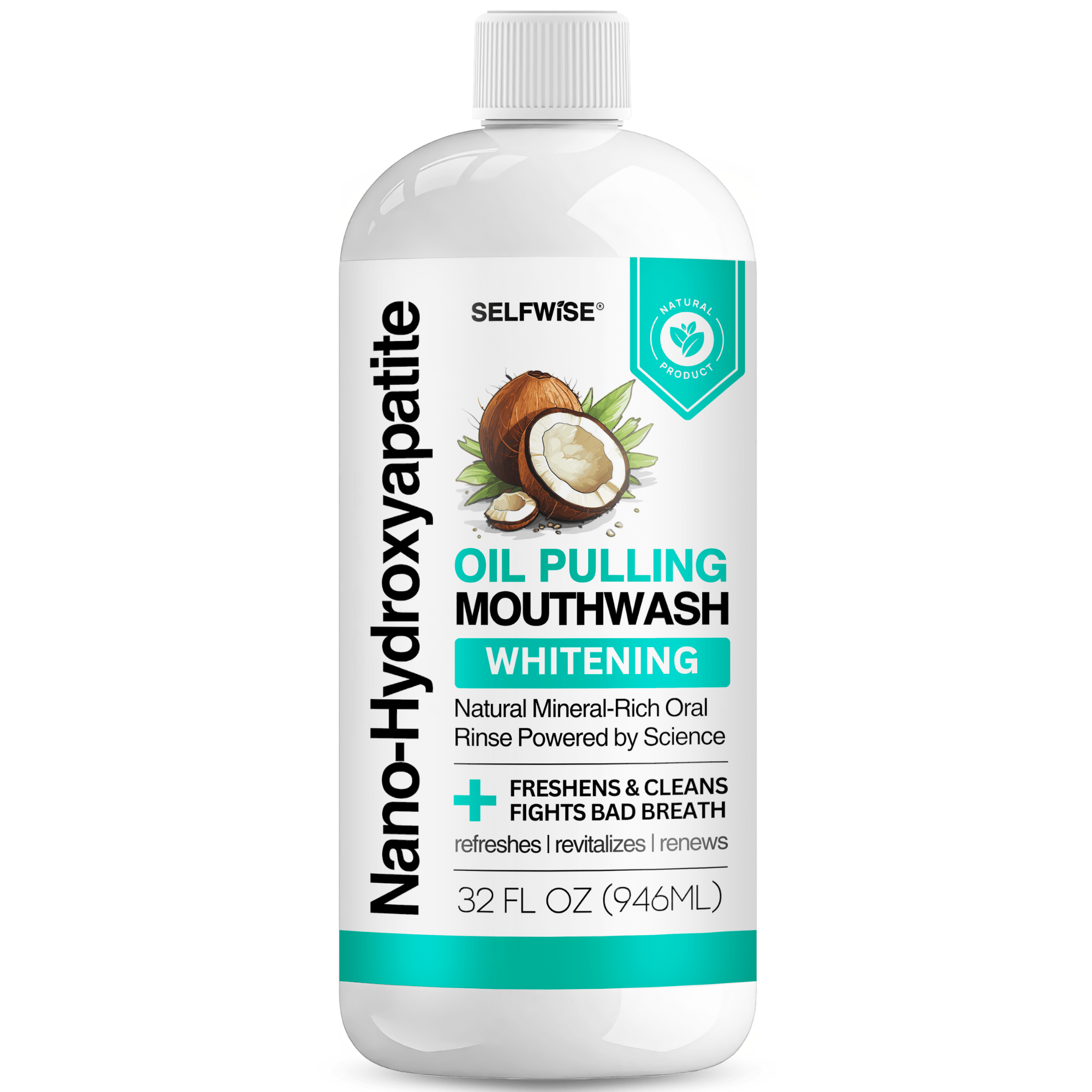 Nano Hydroxyapatite Oil Pulling Mouthwash - Mouthwash - Selfwise