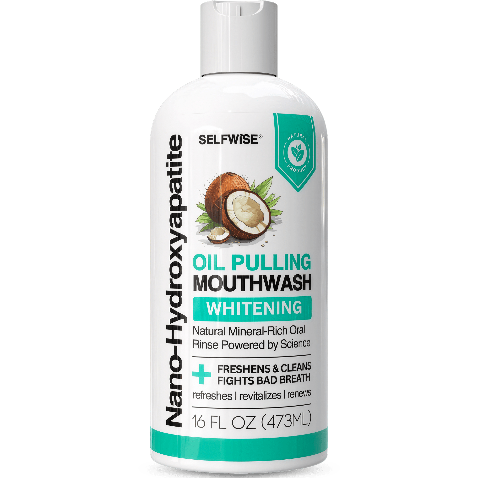Nano Hydroxyapatite Oil Pulling Mouthwash - Mouthwash - Selfwise