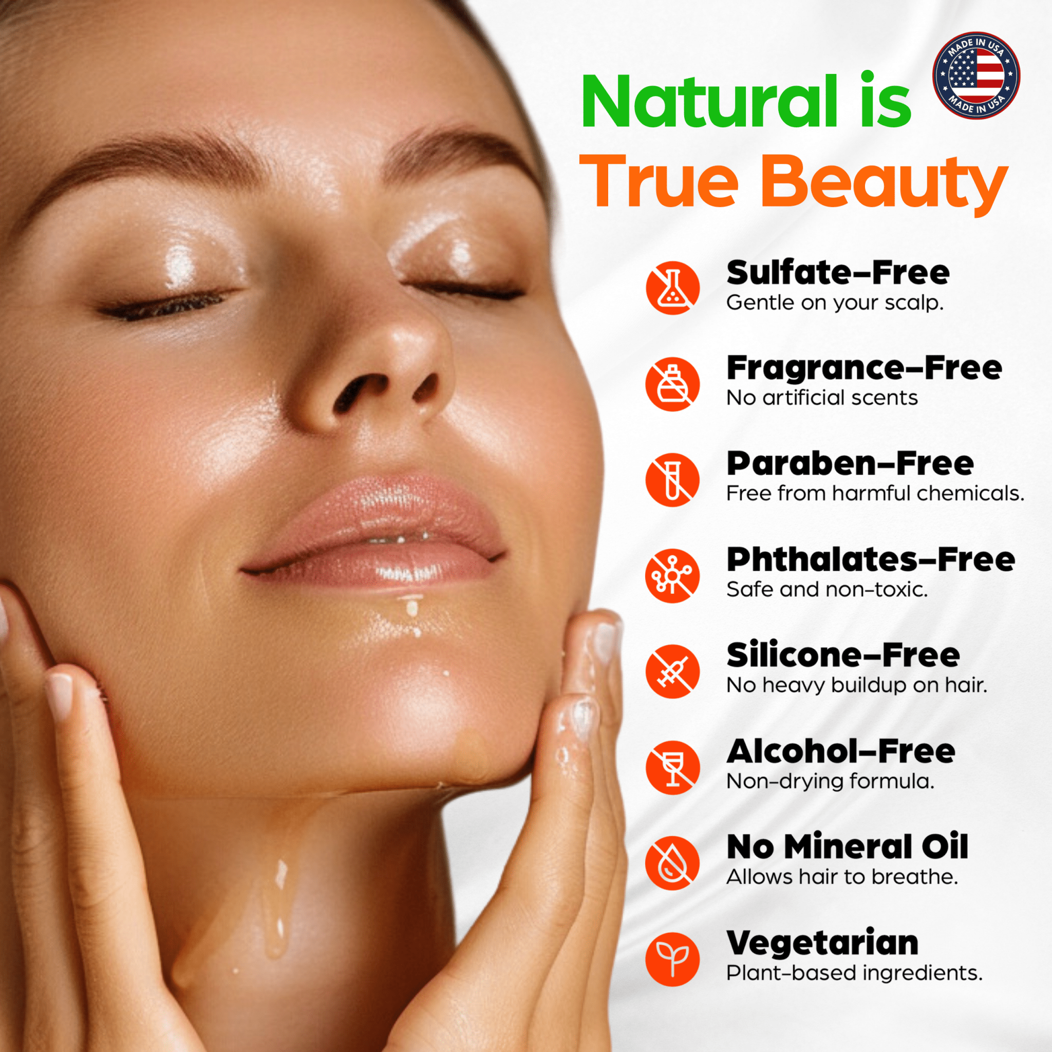 Organic Castor Oil for Face with Roller - Pump & Roller Set for Brows, Lashes & Under - Eye - Facial Oil - Selfwise