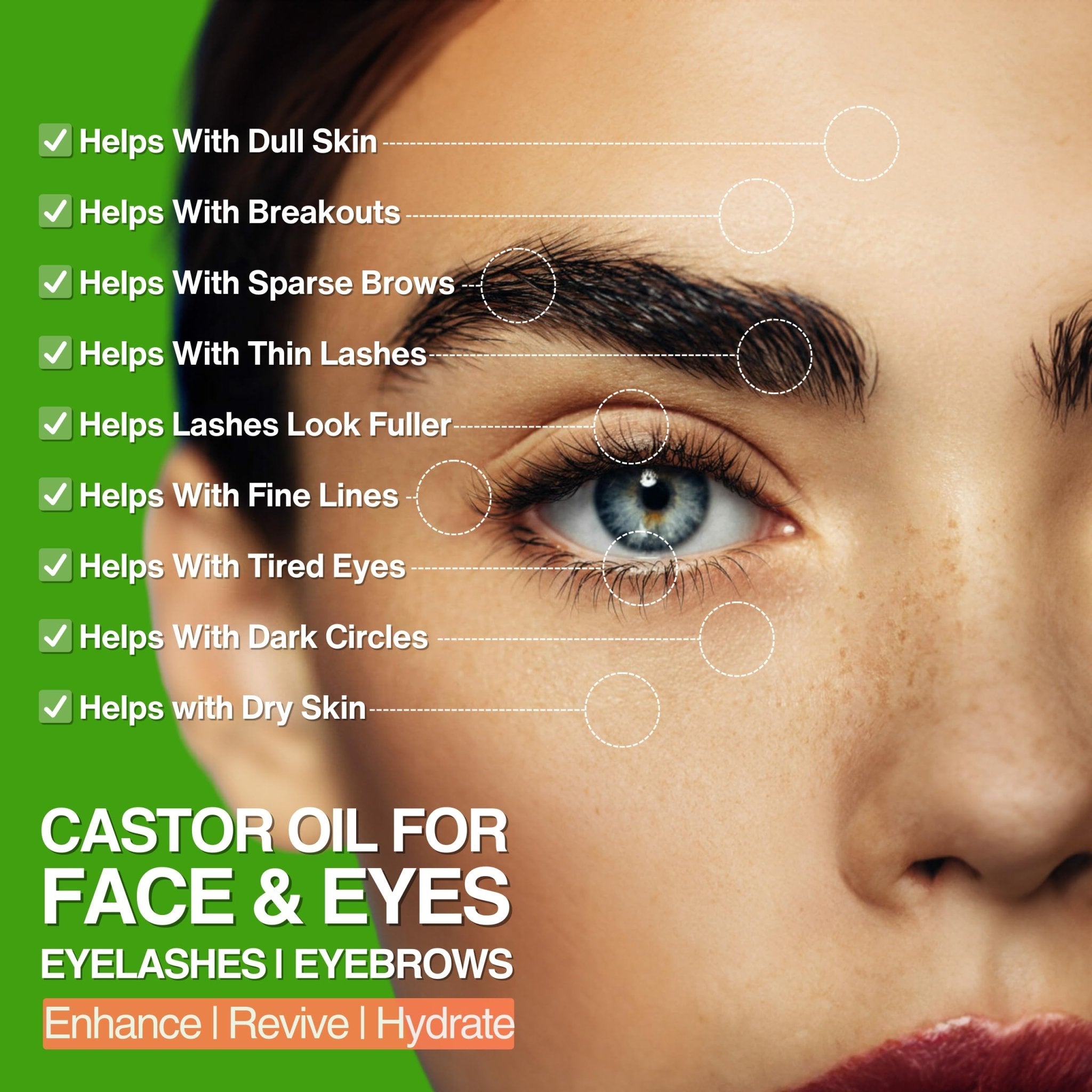 Organic Castor Oil Face Moisturizer - Facial Oil - Selfwise