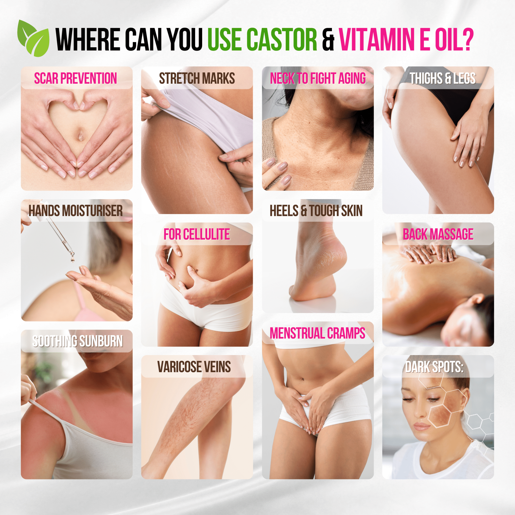 Vitamin E Body Oil - for Scars, Stretch Marks & Dry Skin - Body Oil - Selfwise