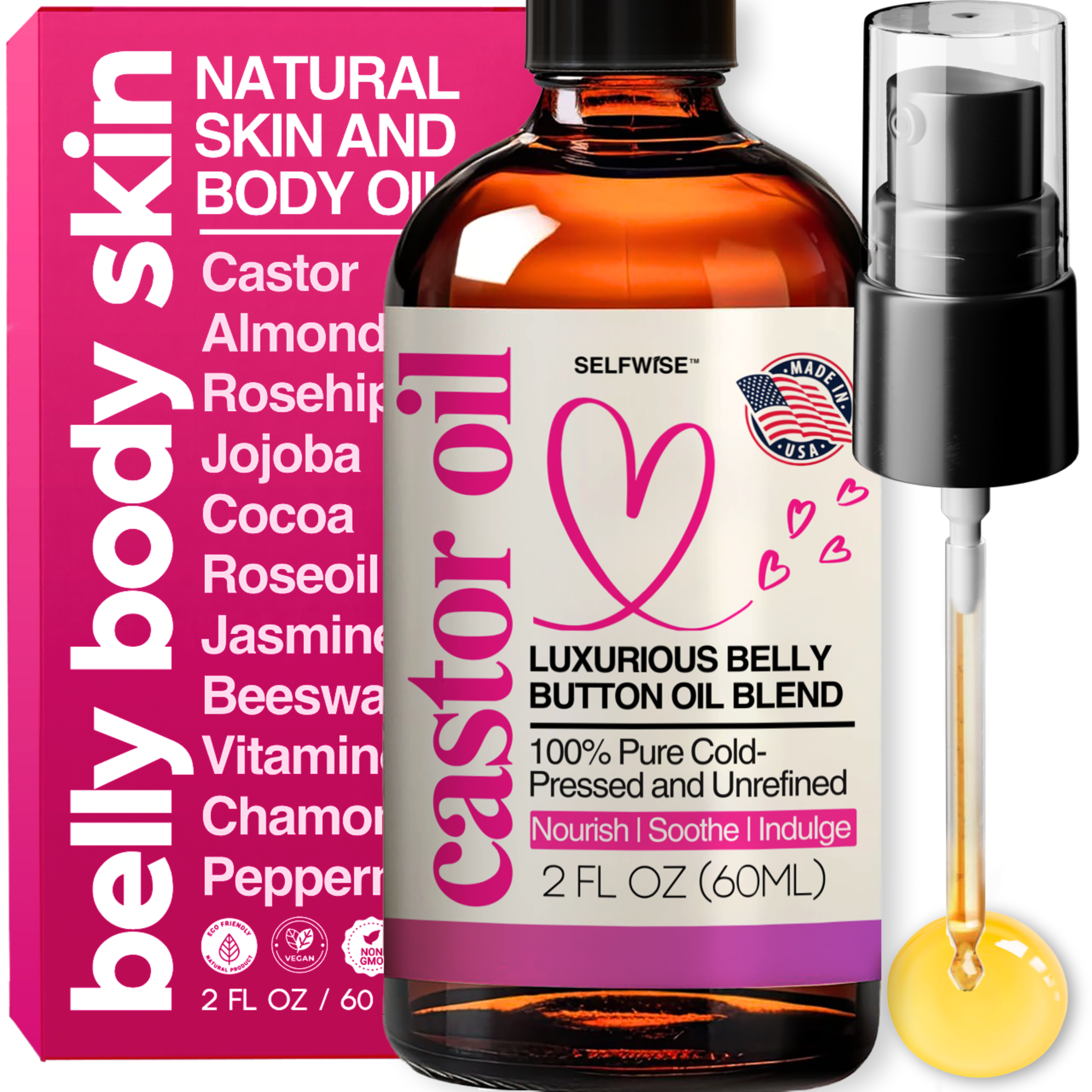 Castor Oil for Skin Body Oil 